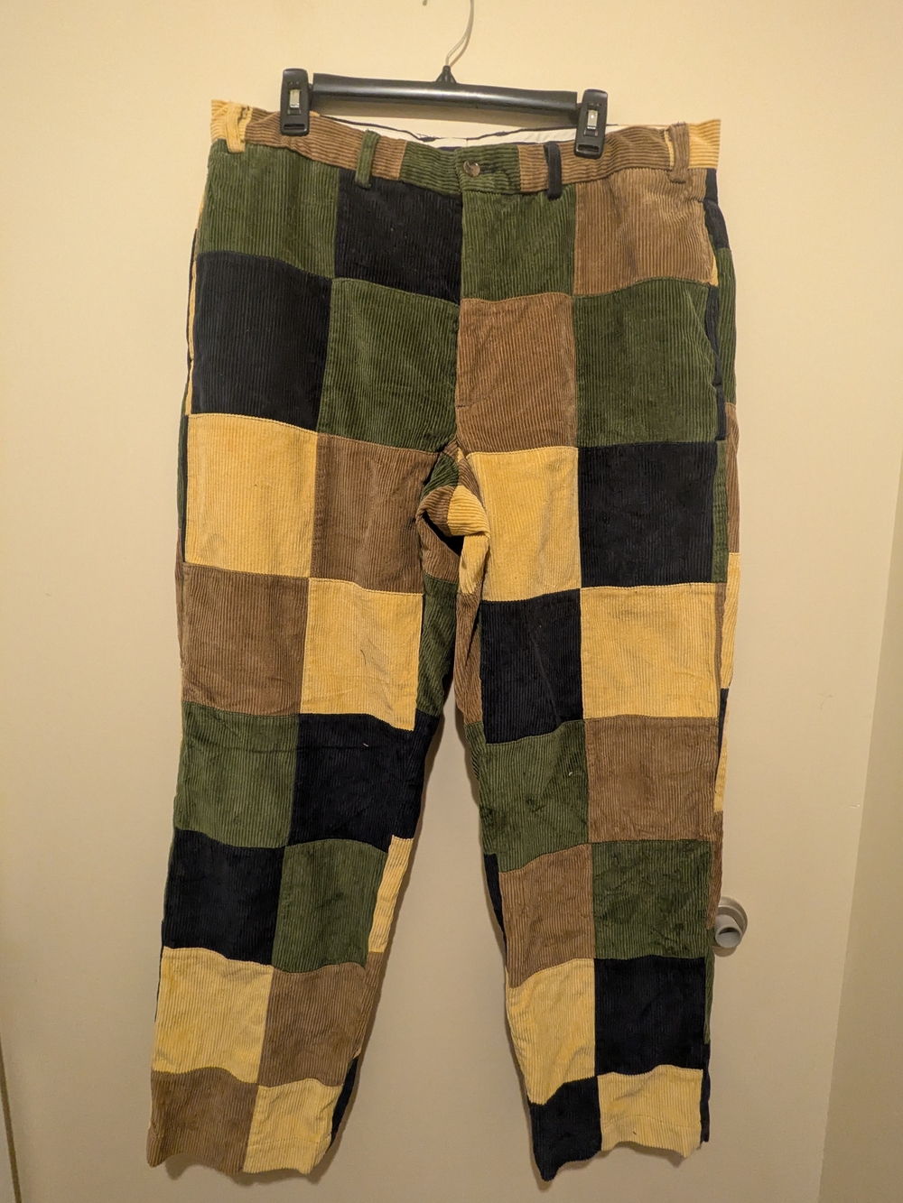 Vintage Brooks Brothers Patchwork Corduroy Pants